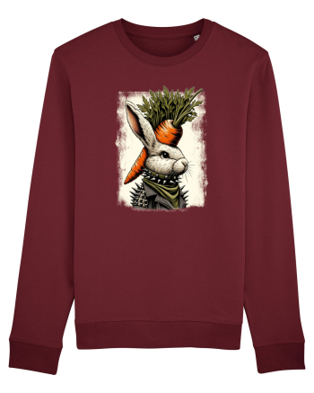 Carrot head - punk Easter bunny Burgundy