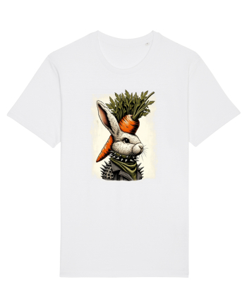 Carrot head - punk Easter bunny White