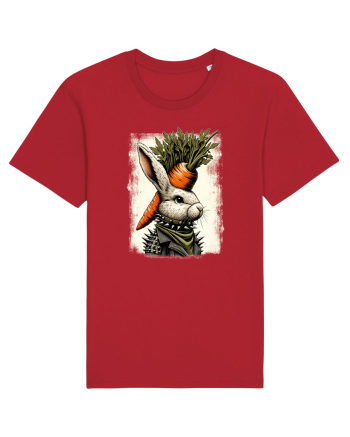 Carrot head - punk Easter bunny Red
