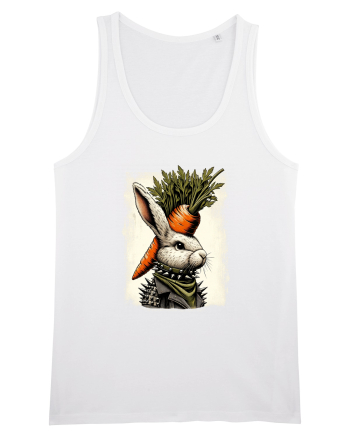 Carrot head - punk Easter bunny White