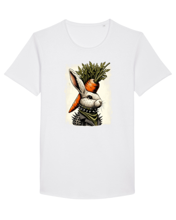 Carrot head - punk Easter bunny White