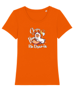 Drama Llama - Llama Drăguța Somnorosa Fără Dramă Tricou mânecă scurtă guler larg fitted Damă Expresser