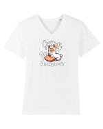Drama Llama - Llama Drăguța Somnorosa Fără Dramă Tricou mânecă scurtă guler V Bărbat Presenter
