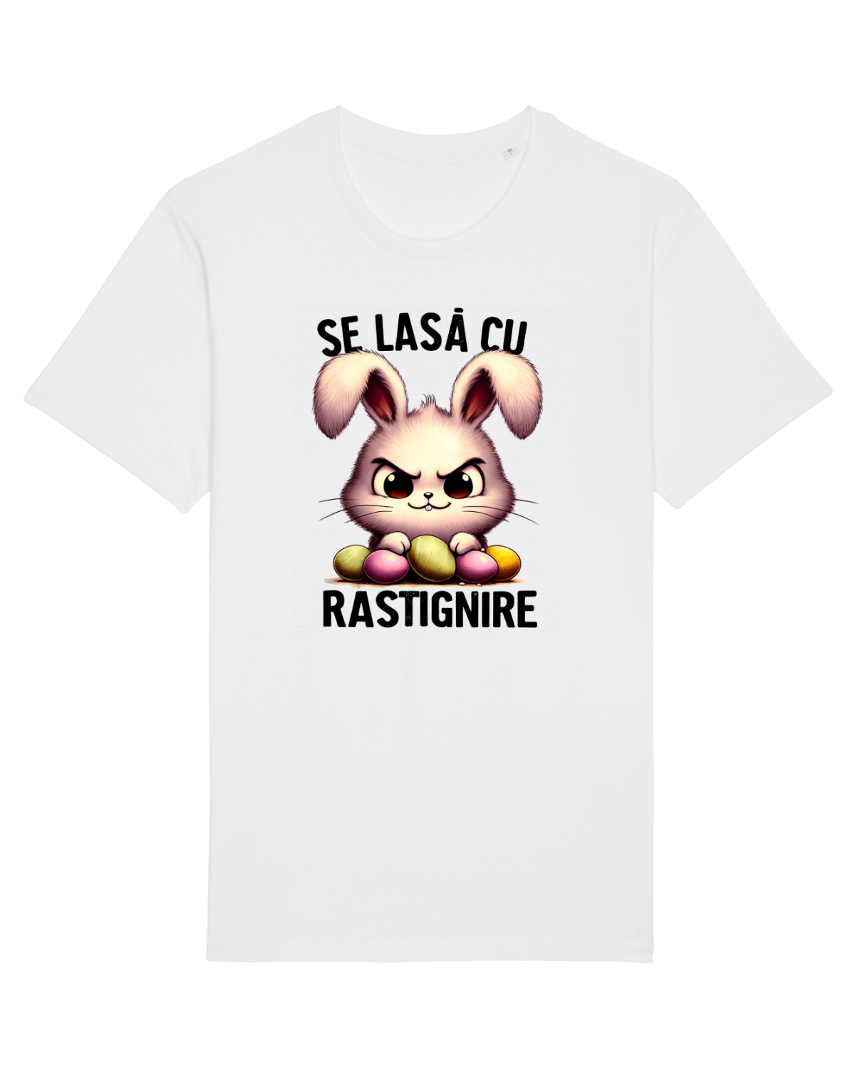 Tricou mânecă scurtă Unisex Rocker White