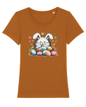 Easter Mood - iepuras dragut cu oua colorate Roasted Orange