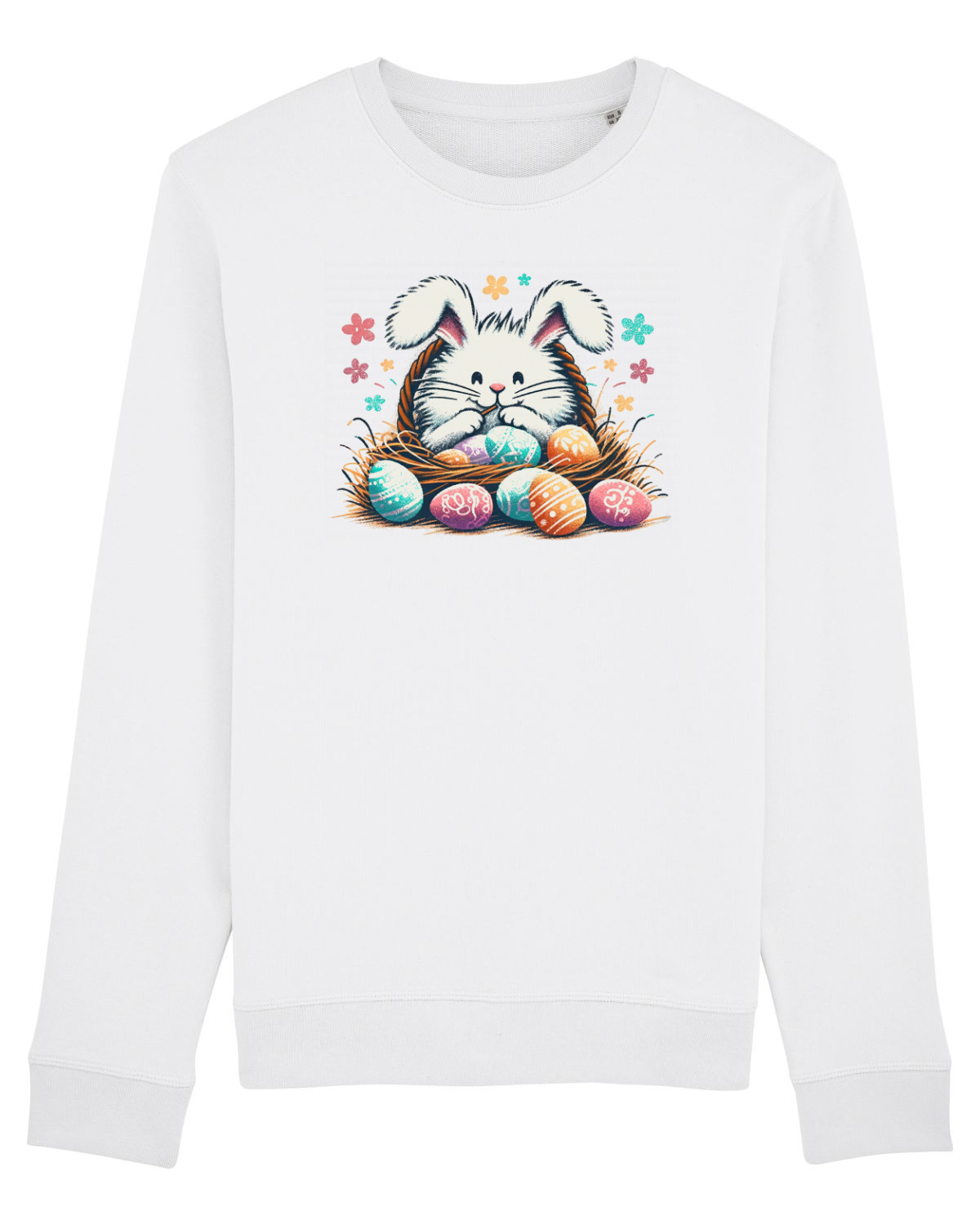 Bluză mânecă lungă Unisex Rise White