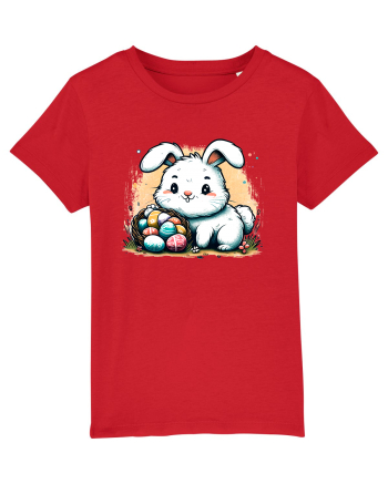 Easter Mood - iepuras dragut cu oua colorate Red