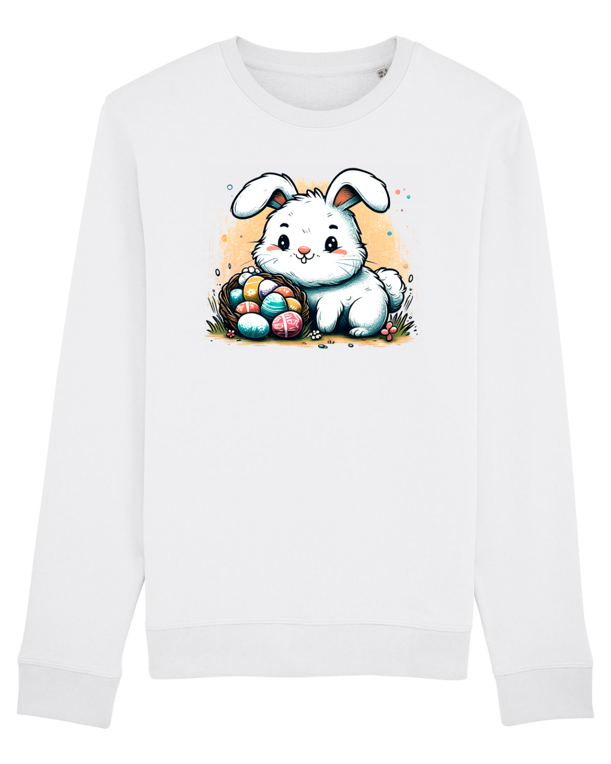Bluză mânecă lungă Unisex Rise White