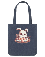 Easter Mood - iepuras dragut cu oua colorate Sacoșă textilă