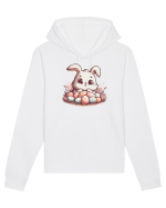 Easter Mood - iepuras dragut cu oua colorate Hanorac Unisex Drummer