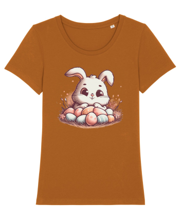 Easter Mood - iepuras dragut cu oua colorate Roasted Orange