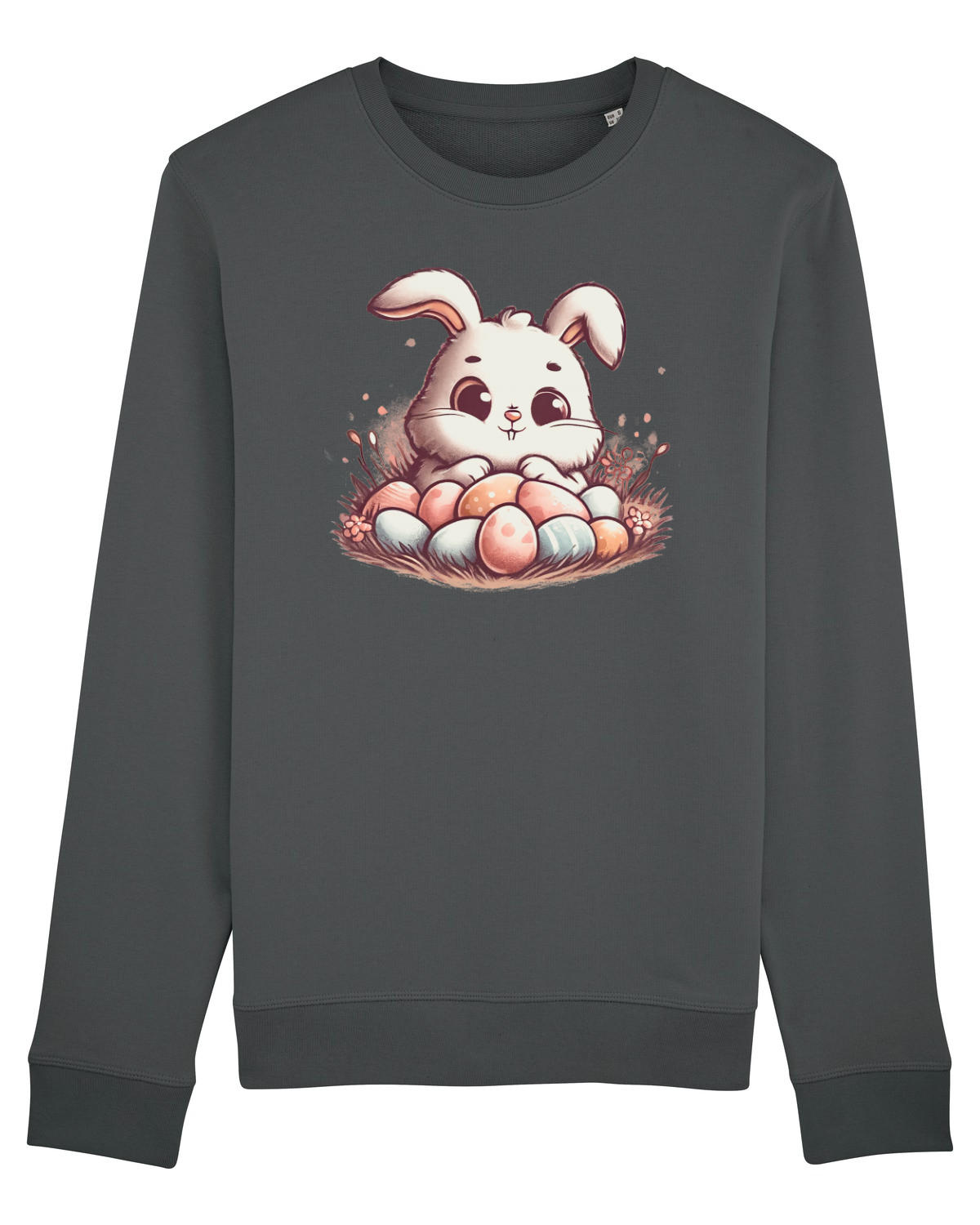 Bluză mânecă lungă Unisex Rise Anthracite