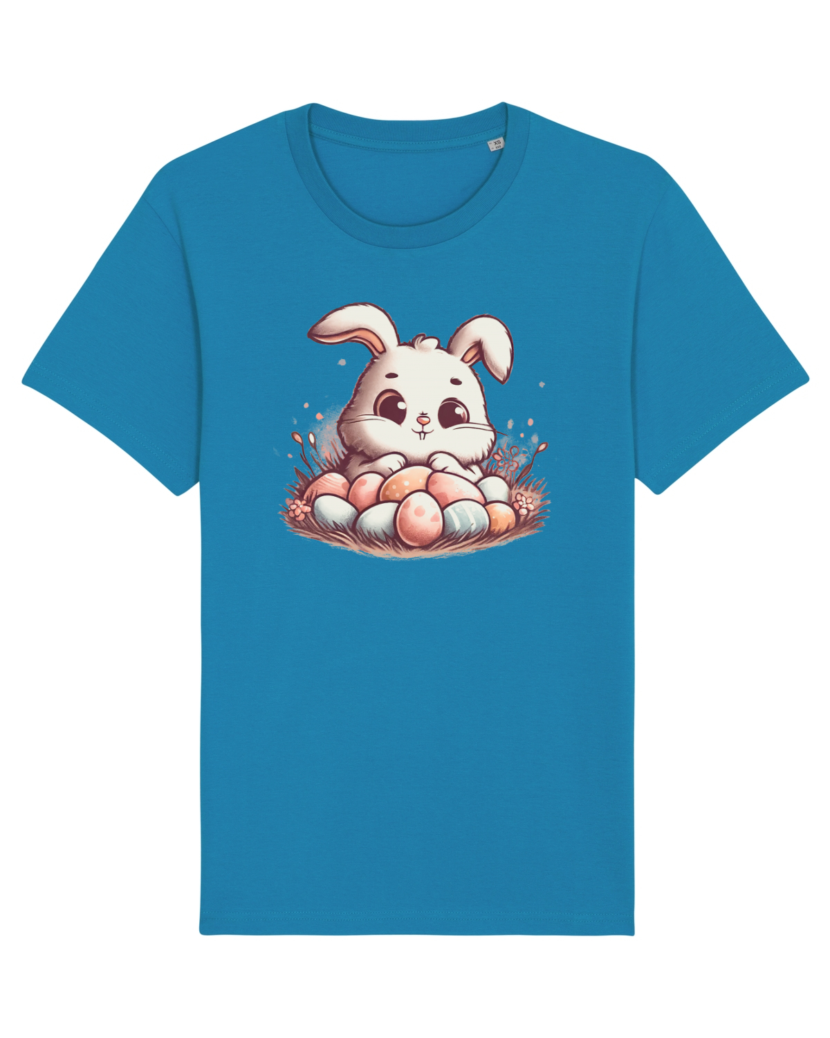 Tricou mânecă scurtă Unisex Rocker Azur