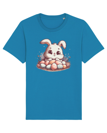 Easter Mood - iepuras dragut cu oua colorate Azur