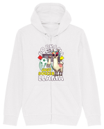 Llama Fotbalistă Hanorac cu fermoar Unisex Connector
