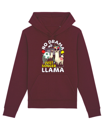 Llama Fotbalistă Burgundy
