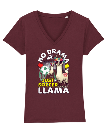 Llama Fotbalistă Burgundy