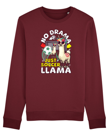 Llama Fotbalistă Burgundy