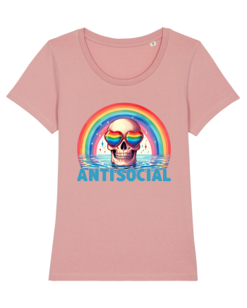 Antisocial Rainbow Skull Canyon Pink