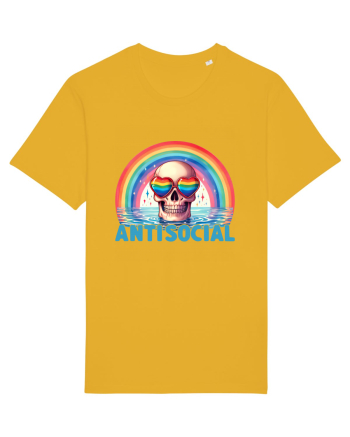 Antisocial Rainbow Skull Spectra Yellow