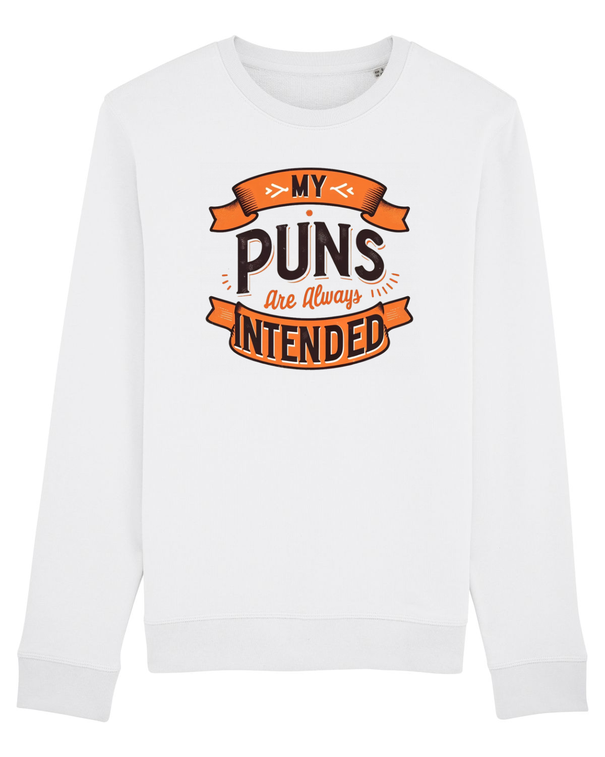 Bluză mânecă lungă Unisex Rise White