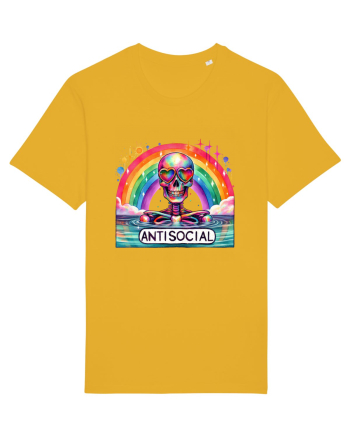 Antisocial Rainbow Skull Spectra Yellow