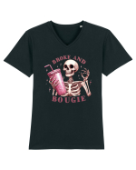 Broke and Bougie Tricou mânecă scurtă guler V Bărbat Presenter