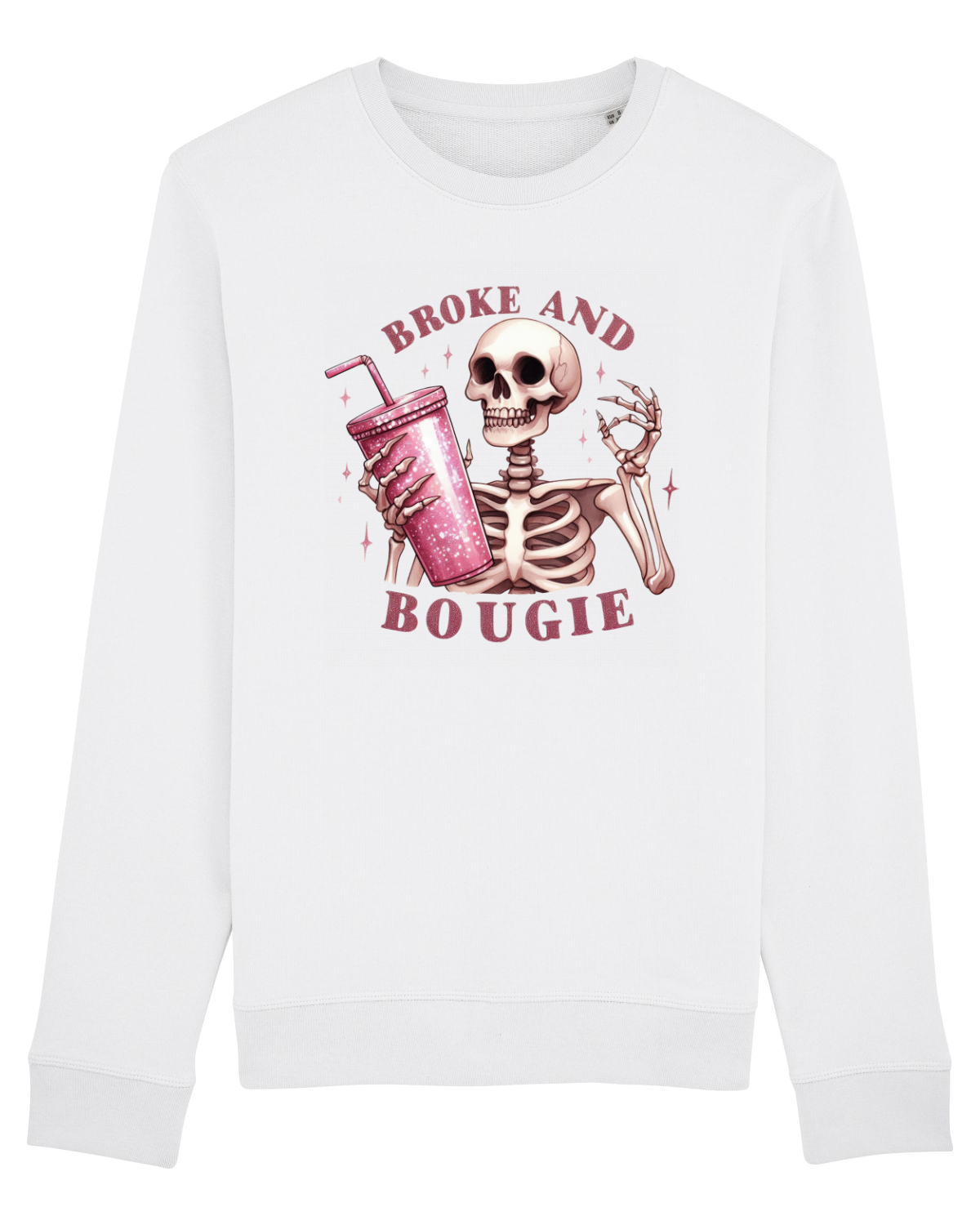 Bluză mânecă lungă Unisex Rise White