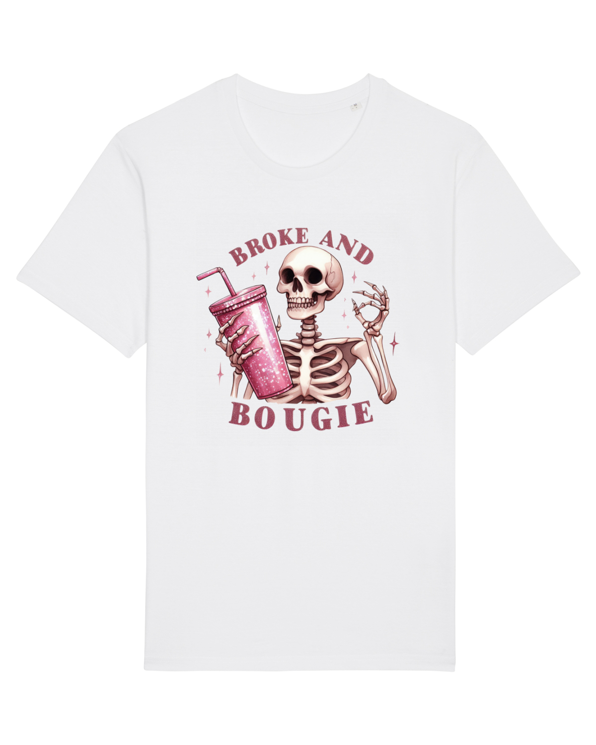 Tricou mânecă scurtă Unisex Rocker White