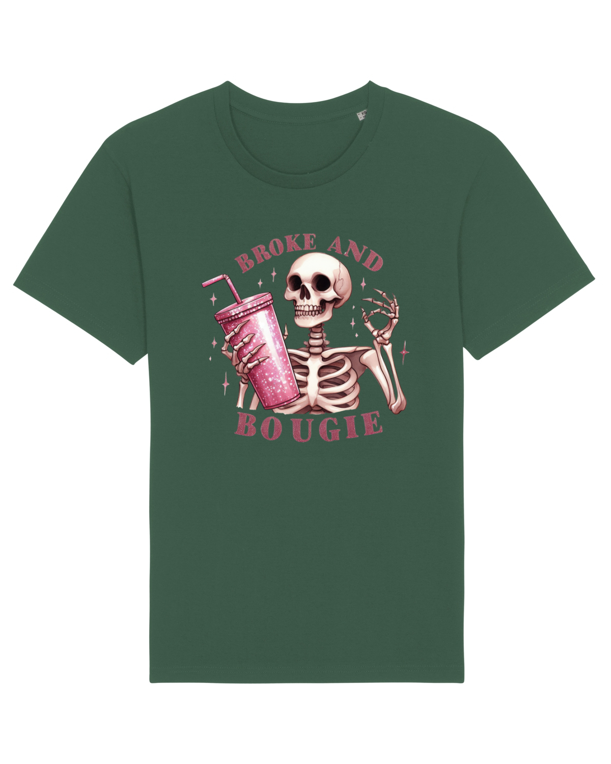 Tricou mânecă scurtă Unisex Rocker Bottle Green