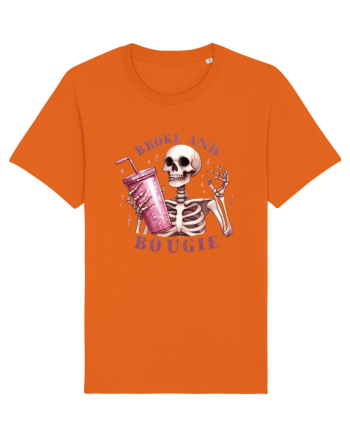 Broke and Bougie Bright Orange