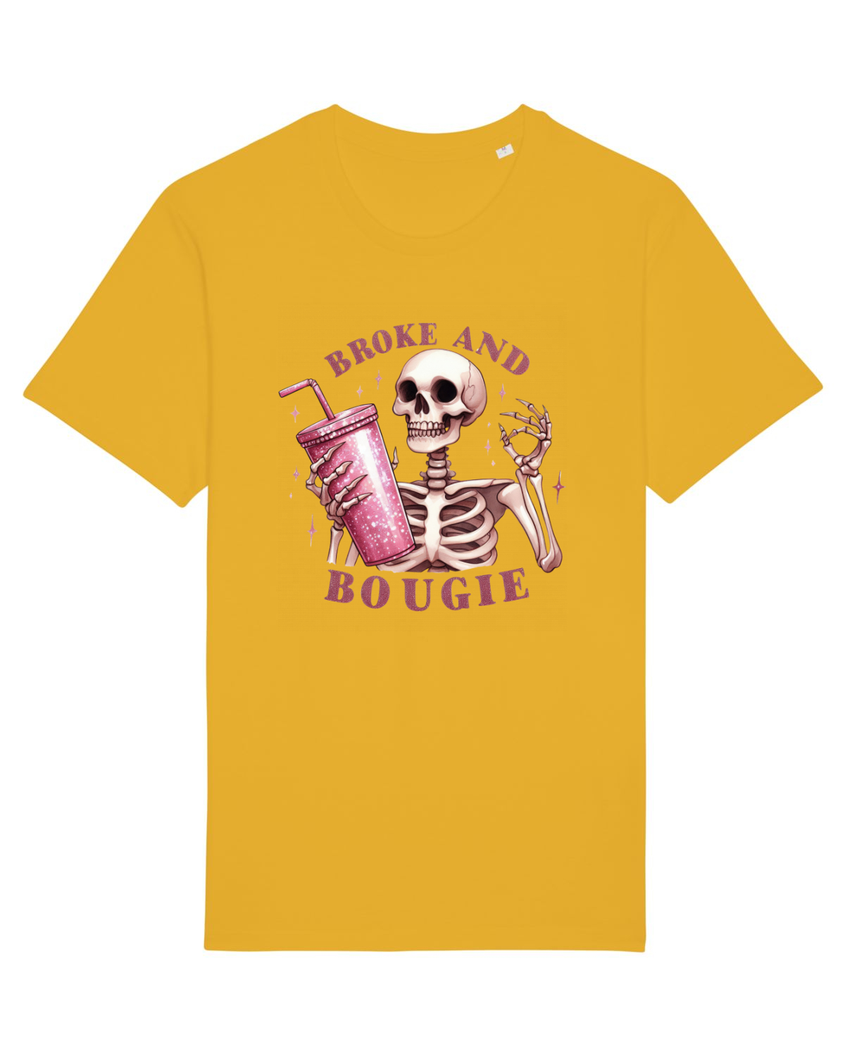 Tricou mânecă scurtă Unisex Rocker Spectra Yellow