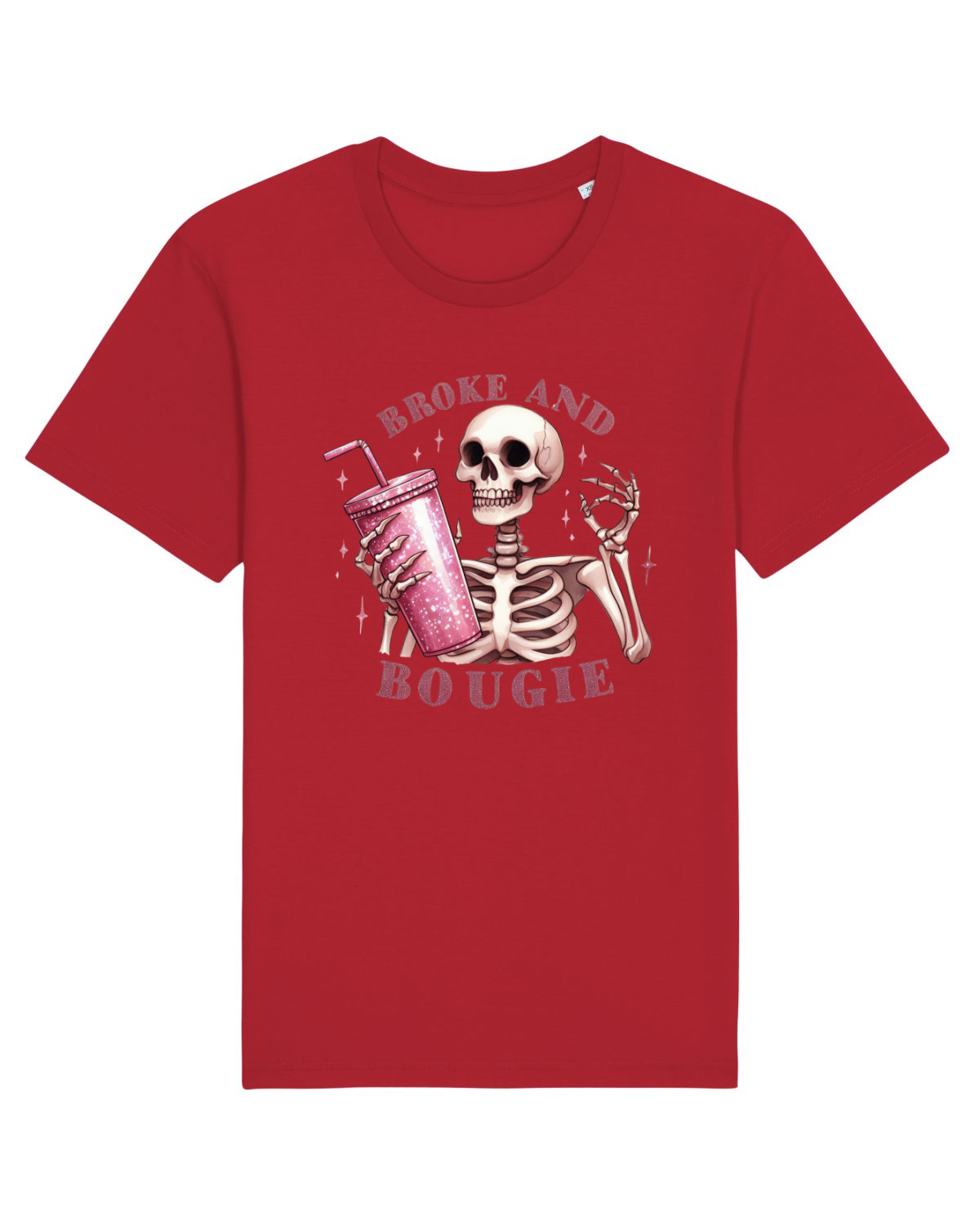 Tricou mânecă scurtă Unisex Rocker Red