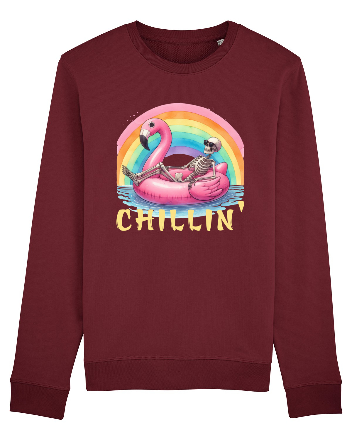 Bluză mânecă lungă Unisex Rise Burgundy