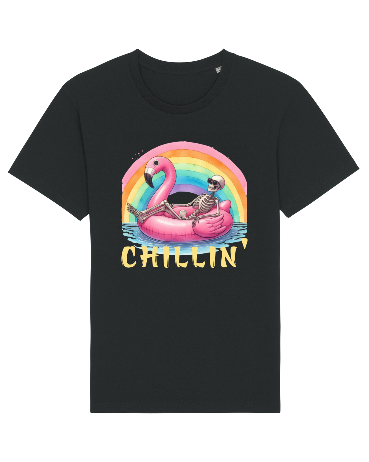 Tricou mânecă scurtă Unisex Rocker Black
