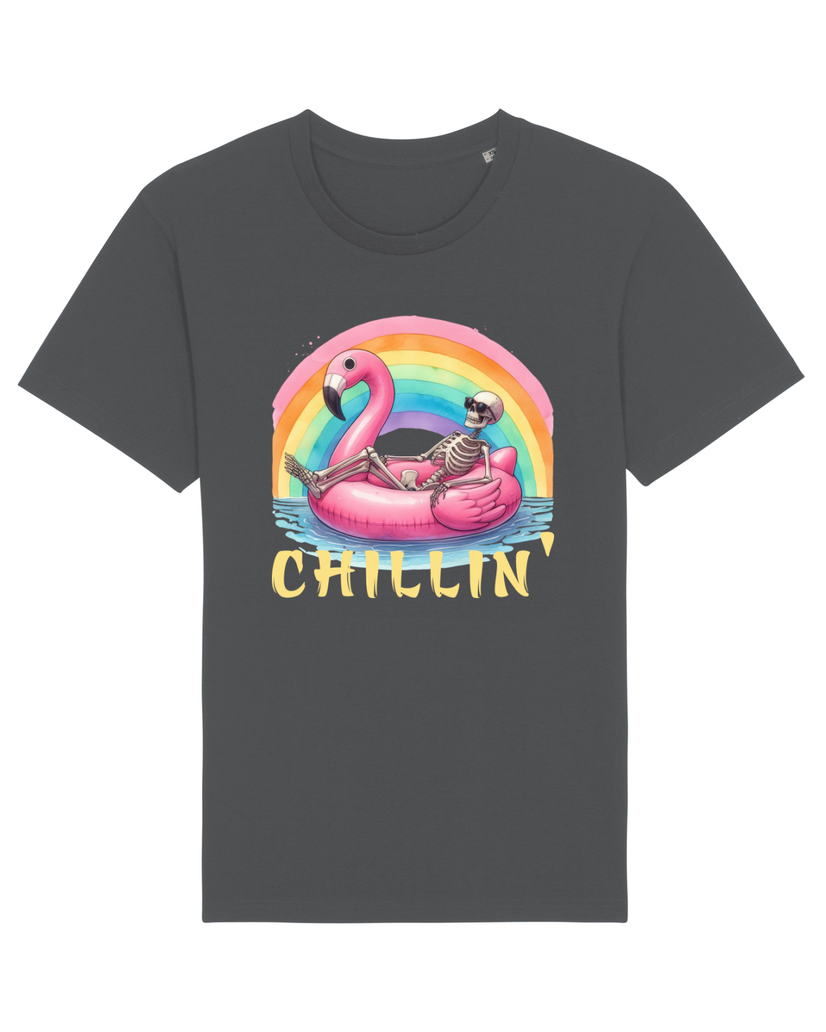 Tricou mânecă scurtă Unisex Rocker Anthracite