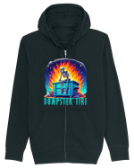 Dumpster Fire Hanorac cu fermoar Unisex Connector