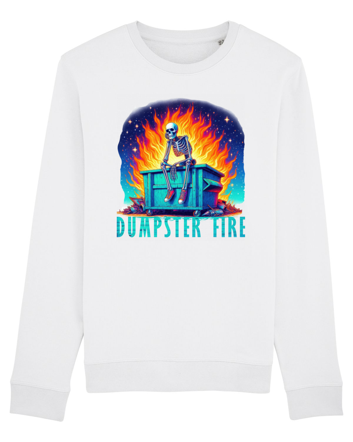 Bluză mânecă lungă Unisex Rise White