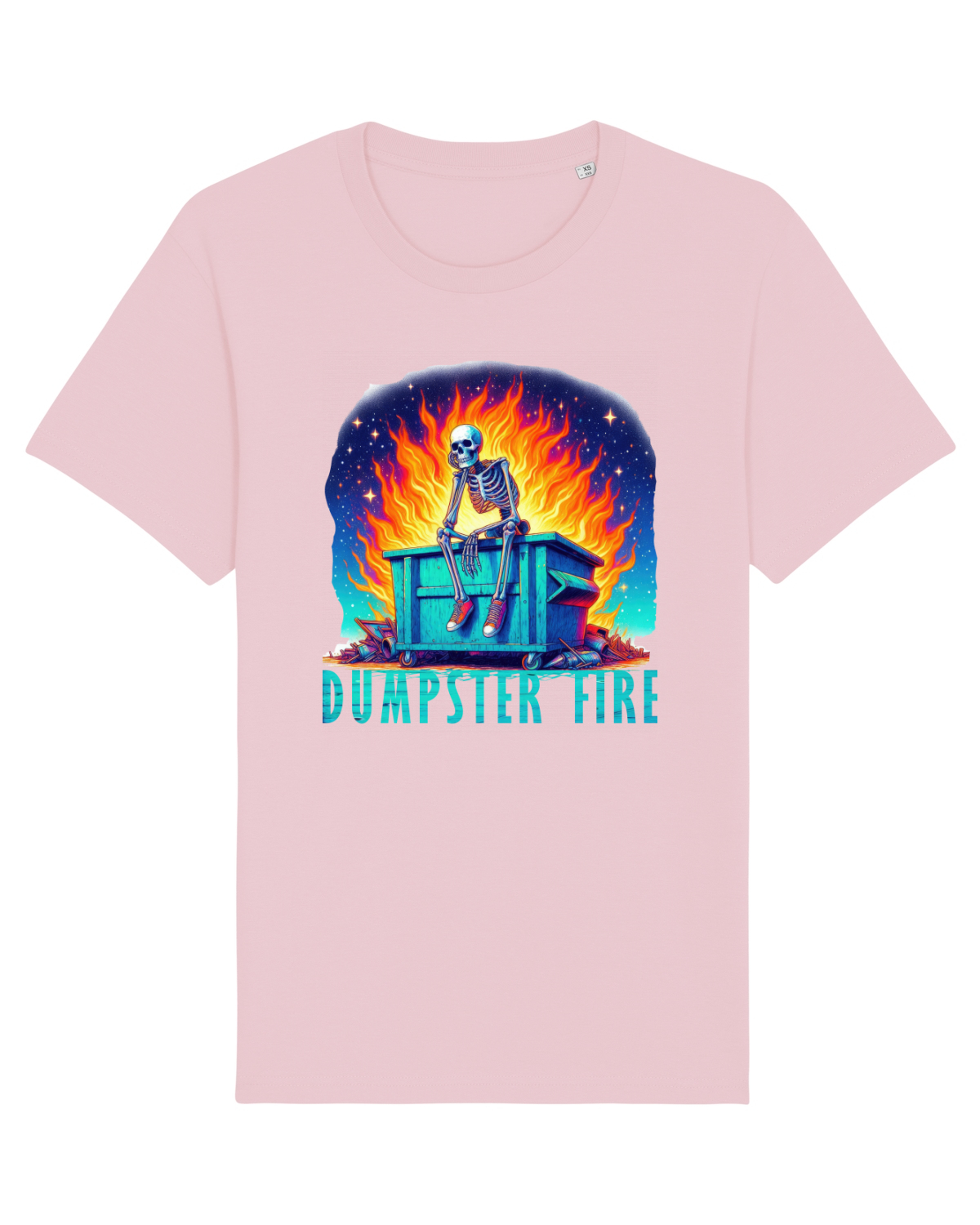 Tricou mânecă scurtă Unisex Rocker Cotton Pink