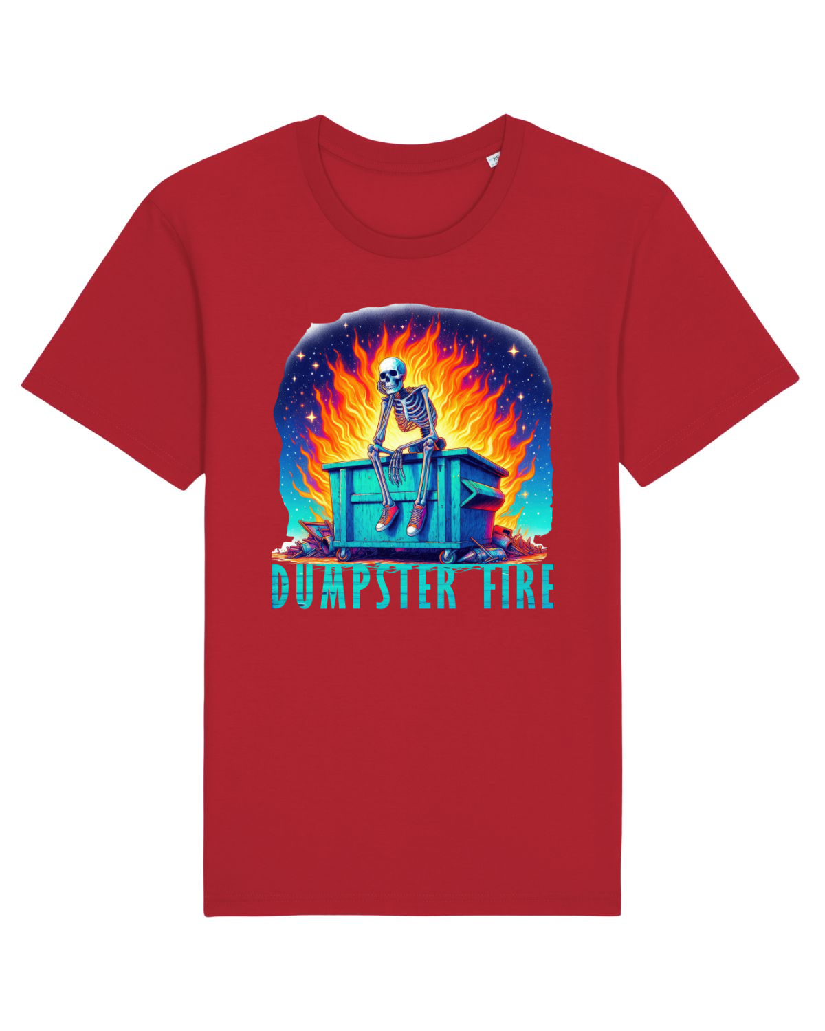 Tricou mânecă scurtă Unisex Rocker Red