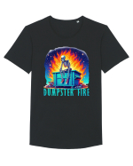 Dumpster Fire Tricou mânecă scurtă guler larg Bărbat Skater
