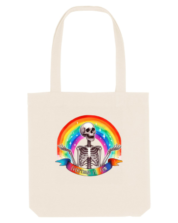 Antisocial Rainbow Skull Natural