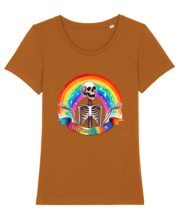 Antisocial Rainbow Skull Roasted Orange