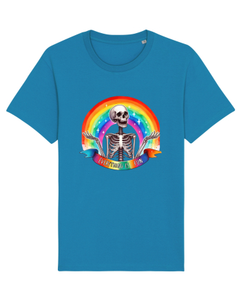 Antisocial Rainbow Skull Azur