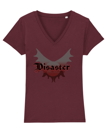 Disaster wings Burgundy