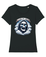 Living the Dream Tricou mânecă scurtă guler larg fitted Damă Expresser