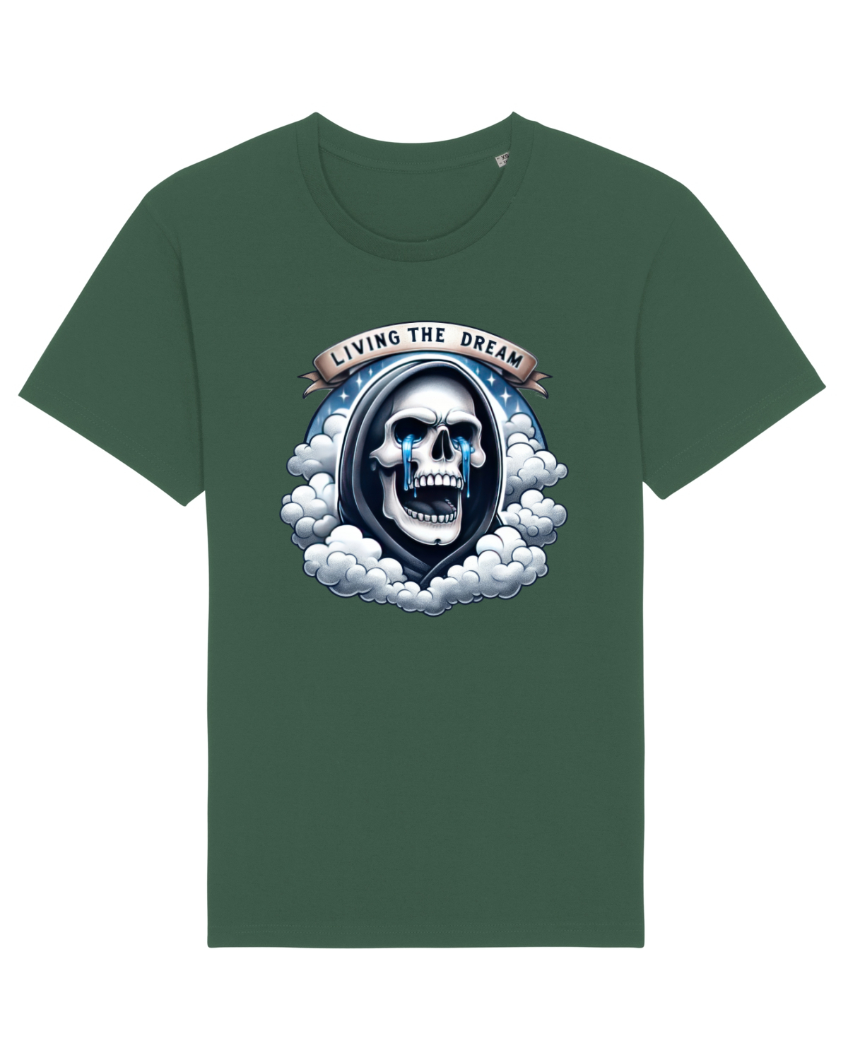 Tricou mânecă scurtă Unisex Rocker Bottle Green
