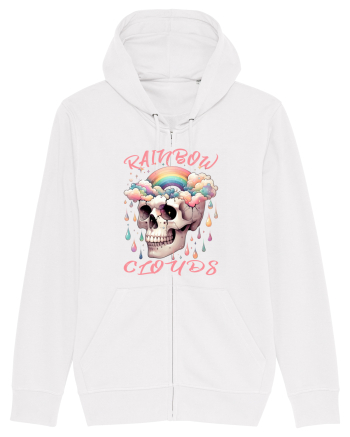 Rainbow Clouds White