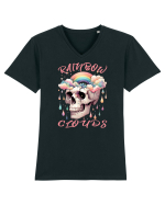 Rainbow Clouds Tricou mânecă scurtă guler V Bărbat Presenter