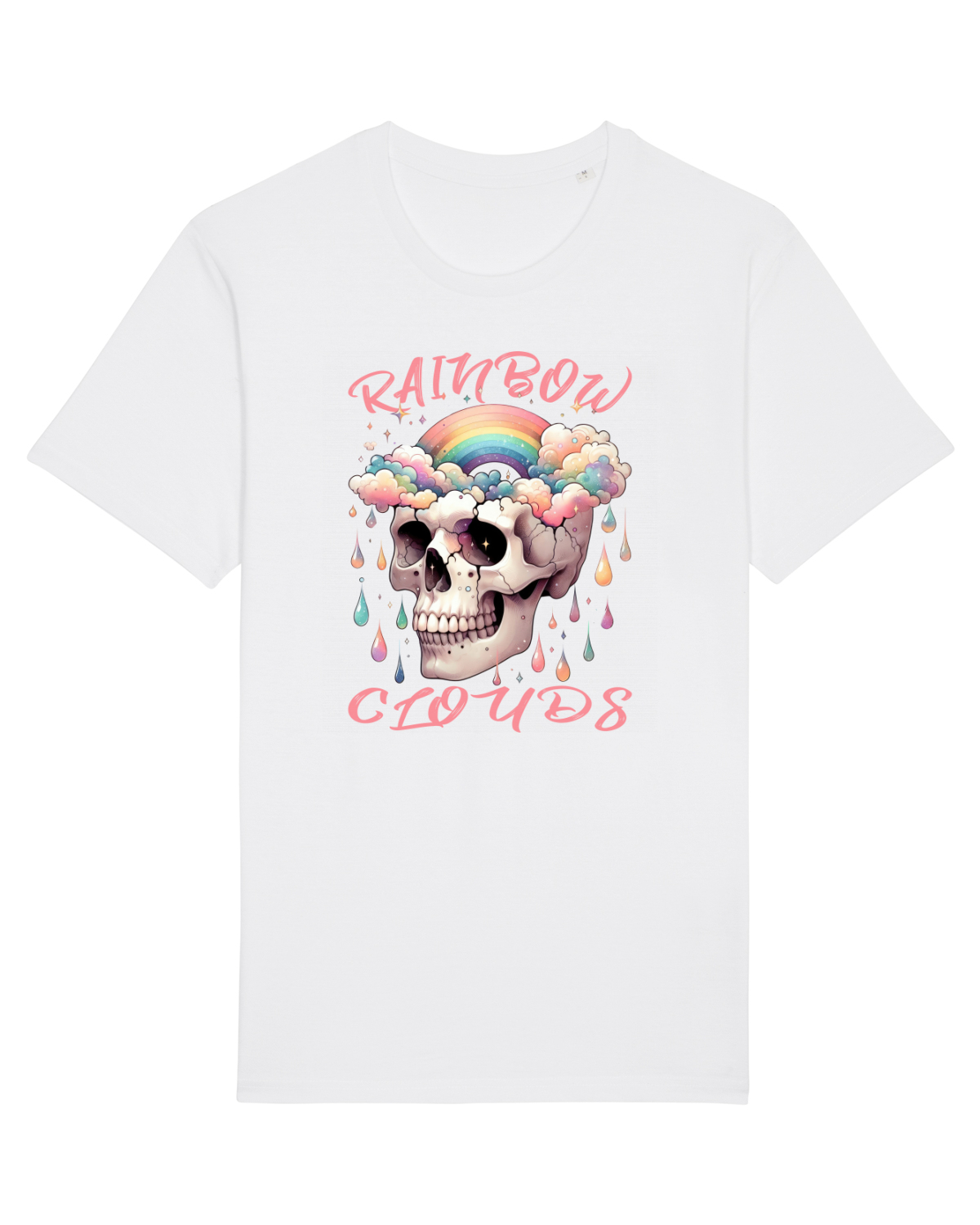 Tricou mânecă scurtă Unisex Rocker White